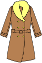 Cartoon Trench Coat